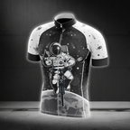 Outer Space Cycling Short Sleeve Jersey For Men, Space Lover Cycling Jersey CG0877