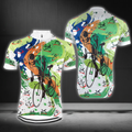 Custom Colorful Cycling Short Sleeve Jersey For Men, Custom Cycling Jersey CG0831