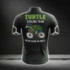 Turtle Cycling Team We're Slow As Shell Men's Short Sleeve Cycling Jersey, Funny Cycling Jerseys For Turtle Lovers CG0277