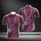 Black Pink Donkey Short Sleeve Cycling Jersey For Men, Donkey Cycling Jerseys CG0664