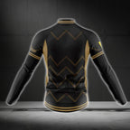 Belgium Flag Mens Black Long Sleeve Cycling Jerseys, Belgium Cycling Jerseys CG0716
