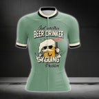 Just Another Beer Drinker With A Cycling Problem Cycling Jersey Short Sleeve For Women, Beer Cycling Jerseys For Ladies CG0074
