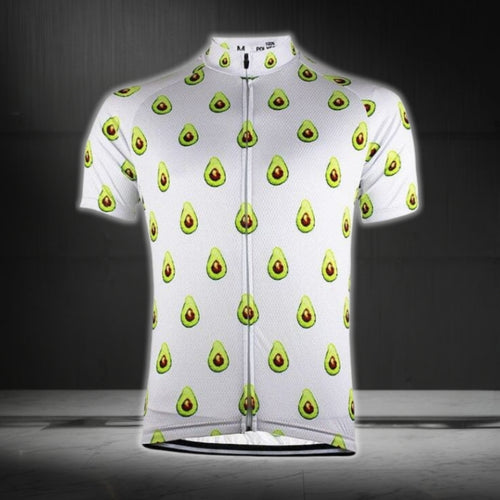 Avocado Cycling Short Sleeve Men's Jersey, Avocado Lover Cycling Jerseys CG0460