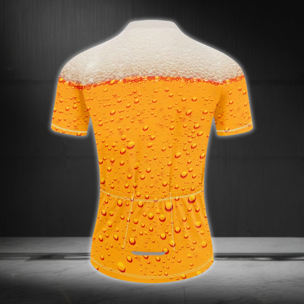 It's Time Beer Cycling Short Sleeve Jersey Mens, Beer Cycling Jerseys CE0001