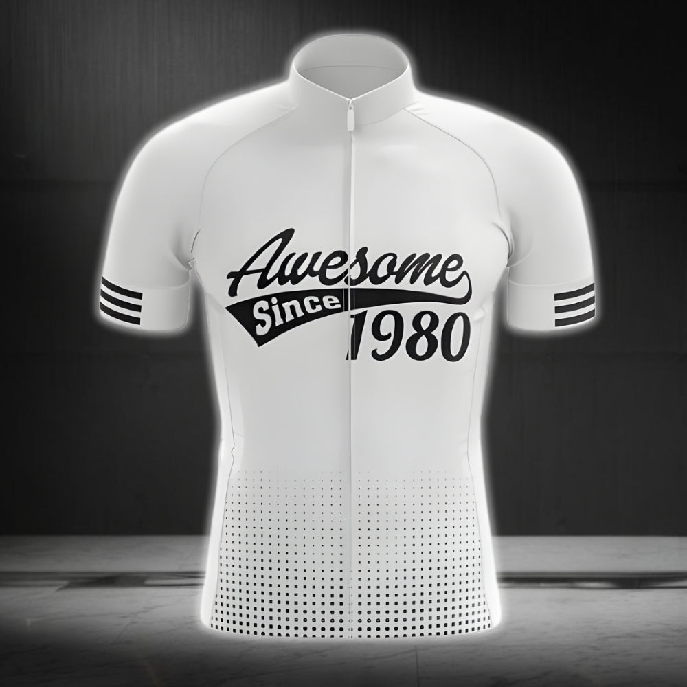 Custom Year Awesome Since Cycling Short Sleeve Mens Jersey, Custom Birthday Year Cycling Jerseys CG0006