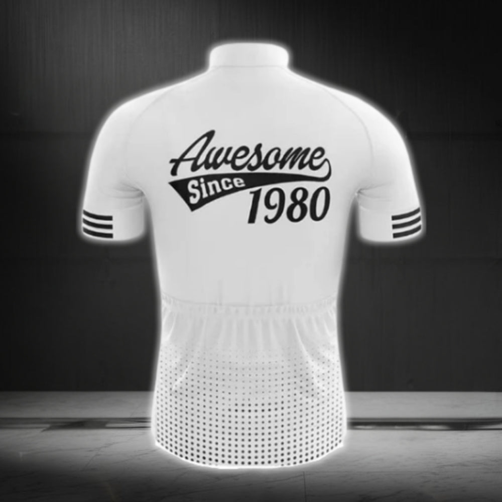 Custom Year Awesome Since Cycling Short Sleeve Mens Jersey, Custom Birthday Year Cycling Jerseys CG0006