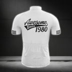 Custom Year Awesome Since Cycling Short Sleeve Mens Jersey, Custom Birthday Year Cycling Jerseys CG0006