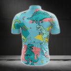 Dinosaur Cycling Short Sleeve Jersey For Men, Dinosaur Cycling Jereys CG0380