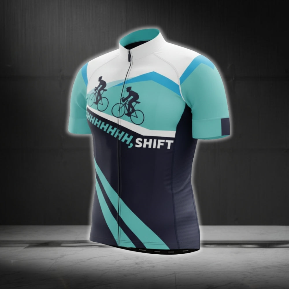 Men's Ohhh Shift Cycling Short Sleeve Jersey, Funny Cycling Jerseys CG0666