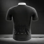 Black And White Tuxedo Short Sleeve Cycling Jersey For Mens, Tuxedo Cycling Jerseys CZ0043
