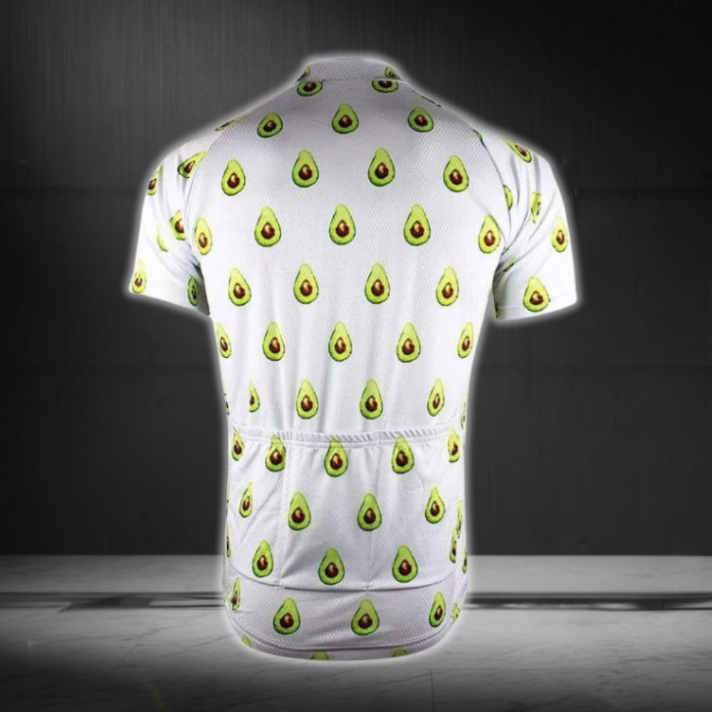 Avocado Cycling Short Sleeve Men's Jersey, Avocado Lover Cycling Jerseys CG0460