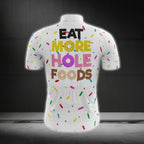 Eat More Hole Foods Donut Short Sleeve Cycling Jersey, Donut Cycling Jerseys CG0710