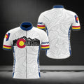 Custom Colorado White Cycling Short Sleeve Jersey Mens, Custom Colorado Cycling Jerseys CZ0045