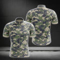 Camouflage Cycling Short Sleeve Jersey Mens, Camo Cycling Jerseys CG0008