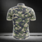 Camouflage Cycling Short Sleeve Jersey Mens, Camo Cycling Jerseys CG0008