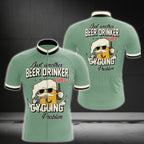 Just Another Beer Drinker With A Cycling Problem Men's Short Sleeve Cycling Jersey, Beer Cycling Jerseys CG0009