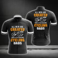 All Men Are Created Equal Then A Few Become Cycling Dads Men Short Sleeve Cycling Jersey, Funny Cycling Jerseys For Dad CG0283