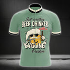 Just Another Beer Drinker With A Cycling Problem Men's Short Sleeve Cycling Jersey, Beer Cycling Jerseys CG0009