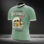 Just Another Beer Drinker With A Cycling Problem Men's Short Sleeve Cycling Jersey, Beer Cycling Jerseys CG0009