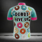 Donut Give Up Men's Short Sleeve Cycling Jersey For Mens, Donut Cycling Jerseys CZ0091