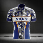 US Navy Camouflage Cycling Jersey Short Sleeve Mens, Army Cycling Jerseys CG0158