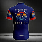Cycling Dad Like A Regular Dad But Cooler Men's Short Sleeve Cycling Jersey, Funny Dad Cycling Jersey CE0004