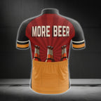 More Beer Men's Short Sleeve Cycling Jersey, Beer Cycling Jerseys CG0011