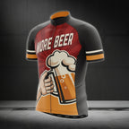 More Beer Men's Short Sleeve Cycling Jersey, Beer Cycling Jerseys CG0011