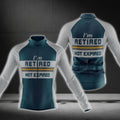 I'm Retired Not Expired Long Sleeve Cycling Jersey Mens, Funny Retrirement Cycling Jerseys CG0715