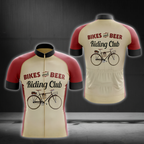 Bike And Beer Riding Club Cycling Short Sleeve Jersey Mens, Beer Cycling Jersey CG0832