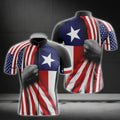 American Texas Flag Cycling Short Sleeve Jersey Mens, Patriotic Cycling Jerseys CG0239