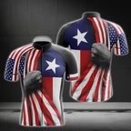 American Texas Flag Cycling Short Sleeve Jersey Mens, Patriotic Cycling Jerseys CG0239