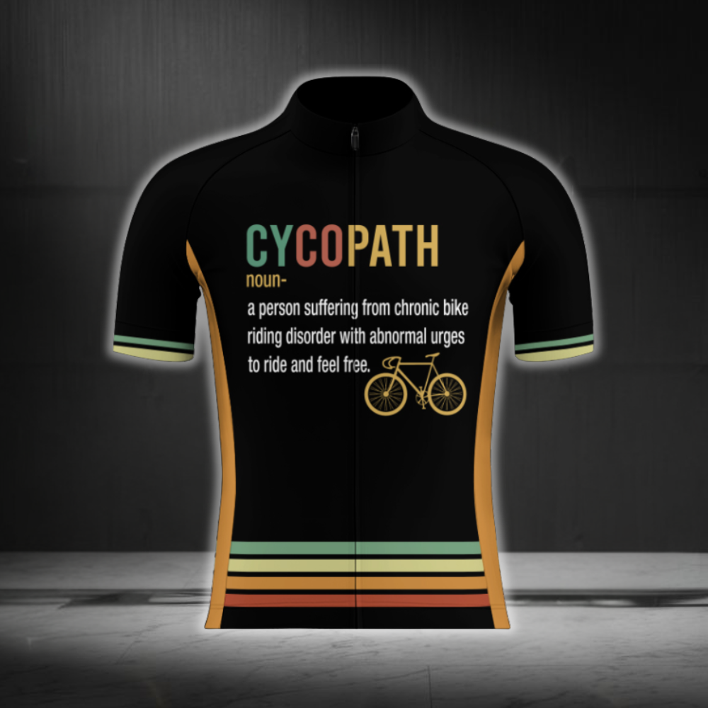 Cycopath Defination Vintage Cycling Short Sleeve Men Jersey, Vintage Cycling Jersey CG0877