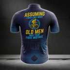 Assuming I Was Like Most Old Man Was Your First Mistake Cycling Short Sleeve Jersey For Men, Funny Cycling Jerseys Men's CE0006