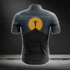 Don't Follow Me Follow Jesus Short Sleeve Cycling Jersey For Men, Christian Cycling Jerseys CG0161