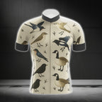 I Brake For Birds Cycling Short Sleeve Mens Jeresey, Birds Cycling Jerseys For Animal Lovers CG0387