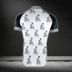 Chihuahua On Bicycle Custom Short Sleeve Cycling Jersey Mens, Custom Chihuahua Cycling Jersey CG0673