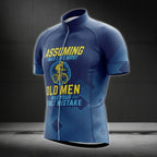 Assuming I Was Like Most Old Man Was Your First Mistake Cycling Short Sleeve Jersey For Men, Funny Cycling Jerseys Men's CE0006
