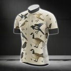 I Brake For Birds Cycling Short Sleeve Mens Jeresey, Birds Cycling Jerseys For Animal Lovers CG0387