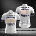 This Is An Awesome Grandpa Look Like Men's Short Sleeve Cycling Jerssey, Grandpa Cycling Jerseys CG0388