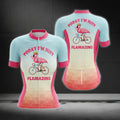 Today I'm Just Flamazing Women's Short Sleeve Cycling Jersey, Funny Flamingo Cycling Jersey For Ladies CZ0069