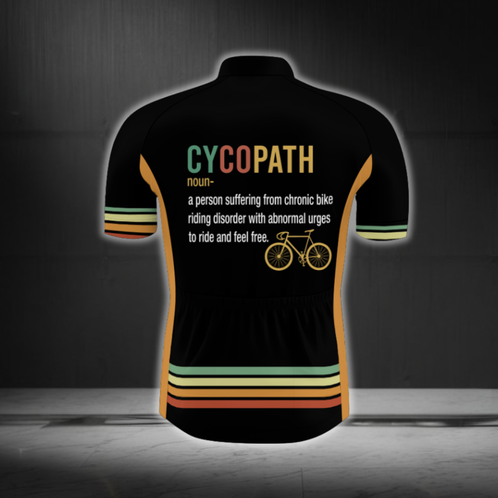 Cycopath Defination Vintage Cycling Short Sleeve Men Jersey, Vintage Cycling Jersey CG0877