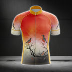 Bird Cycling Short Sleeve Jersey For Men, Bird Lovers Cycling Jerseys CG0613