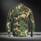 Men's Camouflage Cycling Long Sleeve Jersey, Camo Cycling Jersey CE0008