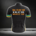 Snail Cycling Team We Will Get There When We Get There Men's Short Sleeve Cycling Jersey, Funny Cycling Jerseys CG0389