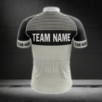 Custom Black Grey Cycling Team Short Sleeve Jersey For Men, Custom Cycling Jerseys CG0514