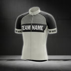Custom Black Grey Cycling Team Short Sleeve Jersey For Men, Custom Cycling Jerseys CG0514