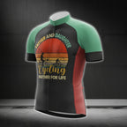 Father And Daughter Cycling Partner For Life Cycling Jersey Short Sleeve For Men, Father's Day Cycling Jerseys CG0390