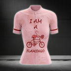 I Am A Flamingo Women Cycling Short Sleeve Jerseys, Women's Flamingo Cycling Jerseys CG0291