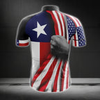 American Texas Flag Cycling Short Sleeve Jersey Mens, Patriotic Cycling Jerseys CG0239